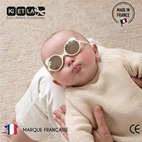 Zonnebril berenjong 1-2 jaar KI ET LA crème - thumbnail