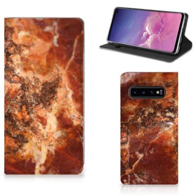 Samsung Galaxy S10 | Standcase | Marmer Bruin