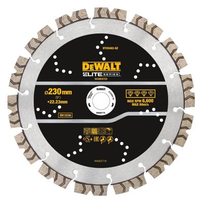 DeWalt DT20462-QZ Elite Diamantblad | Gesegmenteerd | 230 mm |Universeel - DT20462-QZ DeWalt DT20462-QZ Elite Diamantblad | Gesegmenteerd | 230 mm |Universeel - DT20462-QZ