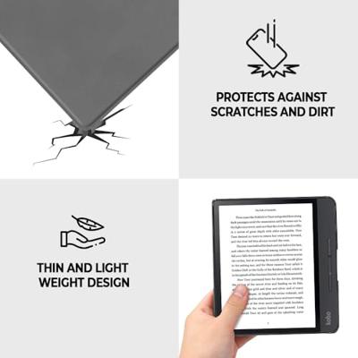 Lunso Kobo Forma hoes (8 inch) - sleepcover - Grijs