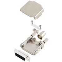 TRU COMPONENTS TCDPPK15MHDS26K 7709072 D-sub female connectorset 180 ° Aantal polen: 26 Soldeerkelk 1 stuk(s) - thumbnail