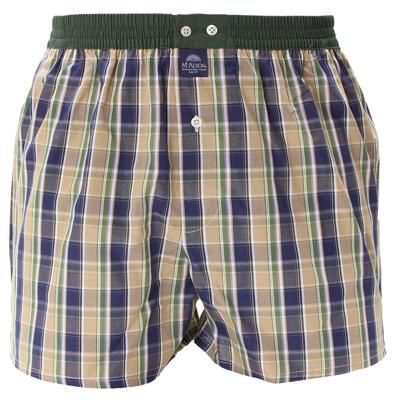 McAlson boxer groene geruit