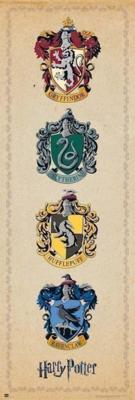 Poster Harry Potter - House Crests 53x158cm
