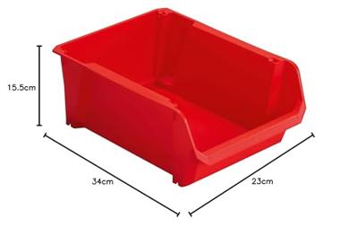 Stanley Koffers Magazijnbakje no. 4 rood - STST82742-1 - STST82742-1 - thumbnail