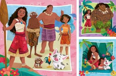 Ravensburger Vaiana 2 3x49 stukjes - thumbnail