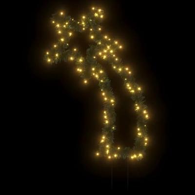 Kerstverlichting meteoor met grondpinnen 115 LED's 89 cm