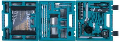 Makita D-37194 Boor- en Schroefbitset 200-delig in koffer Makita D-37194 Boor- en Schroefbitset 200-delig in koffer