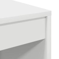 Bureau Wit 100 x 40 x 76 cm Bewerkt hout - thumbnail