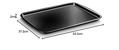 Take A Break by CEP dienblad, ft 53,2 x 37,2 x 2 cm, zwart