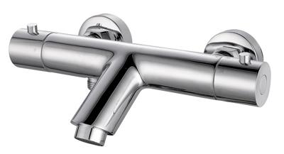 Wiesbaden Rio thermostatische badkraan chroom