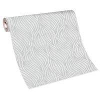 Dutch Wallcoverings Behang Carat Deluxe Dessin Wit/Zilver 10063-31 - thumbnail