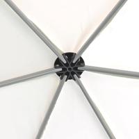 VidaXL Partytent pop-up zeshoekig met 6 zijwanden 3,6x3,1 m crèmewit - thumbnail