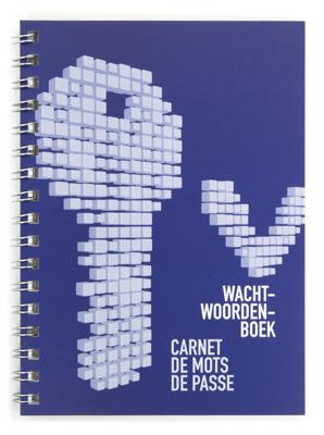 Kangaro K-59191002 Wachtwoordenboek Blauw Met 64 Bladzijde 105x147mm Spiraal
