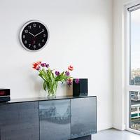 TFA Dostmann 60.3545.01 Wandklok Zendergestuurd 400 mm x 50 mm x 400 mm Zilver Groot display - thumbnail