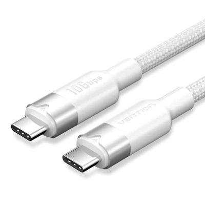 USB-C naar C-kabel Vention USB 3.2 5A 10Gbps 1m WH