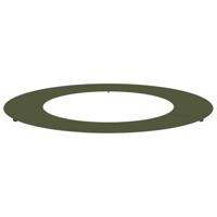 VidaXL Geschikt voor platte boomring olijfgroen ø50 / 80 cm staal - thumbnail
