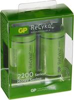 GP Batteries ReCyko+ D 2200 - 2 oplaadbare batterijen - thumbnail