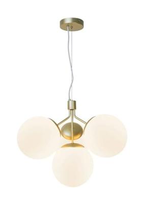 Nordlux 4-lichts hanglampIvona goud met wit glas - 2112153035