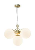 Nordlux 4-lichts hanglampIvona goud met wit glas - 2112153035 - thumbnail