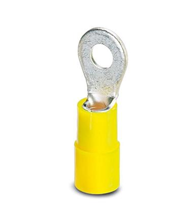 Phoenix Contact 3240029 Ringkabelschoen Dwarsdoorsnede (max.): 6 mm² Schachtdiameter: 6.50 mm Deels geïsoleerd Geel 25 stuk(s) Phoenix Contact 3240029 Ringkabelschoen Dwarsdoorsnede (max.): 6 mm² Schachtdiameter: 6.50 mm Deels geïsoleerd Geel 25 stuk(s)