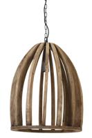 Light & Living Hanglamp 'Haranka' Mangohout, 47cm, kleur Donkerbruin - thumbnail