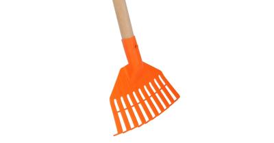 Gazonhark mini voor kinderen kunststof 75 cm steel Talen Tools - Talentools