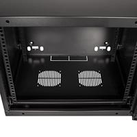 LogiLink W06F64B 19inch-wandkast (b x h x d) 540 x 330 x 450 mm 6 HE Zwart-grijs (RAL 7021) - thumbnail