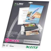 Leitz Lamineerfolie DIN A4 125 micron glanzend 25 stuk(s) - thumbnail