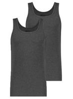 Ten Cate heren hemden organic cotton 2-pack wit - thumbnail