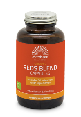Mattisson Organic reds blend capsules bio 180 Vegetarische capsules Mattisson Organic reds blend capsules bio 180 Vegetarische capsules