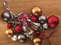 10 kerstballen winterwit emaille 60 mm KSD - Ksd - thumbnail