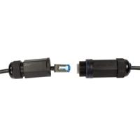 LogiLink CQ7093S RJ45 Netwerkkabel, patchkabel CAT 6A S/FTP 10.00 m Zwart Afgeschermd, UV-bestendig, Oliebestendig 1 stuk(s) - thumbnail