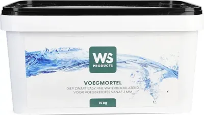 WS Voegmortel Easy Fine Diep Zwart 15 kg