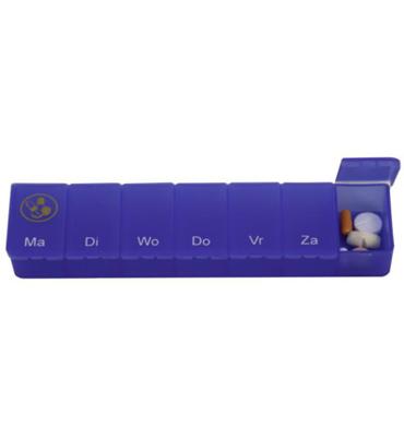 Able 2 Pillendoos 1 week transparant blauw 1 Stuks