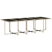 15-delige Tuinset met kussens poly rattan beige - thumbnail