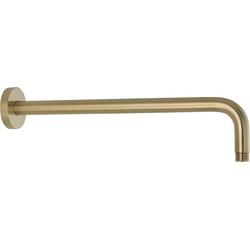 Ben Round douche-arm 40cm geborsteld messing pvd