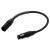 Procab PLP155 DMX verloopkabel 3p XLR female naar 5P XLR male