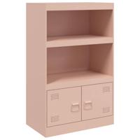 Dressoir 67x39x107 cm staal roze - thumbnail