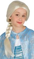 Pruik Elza Frozen kind - thumbnail