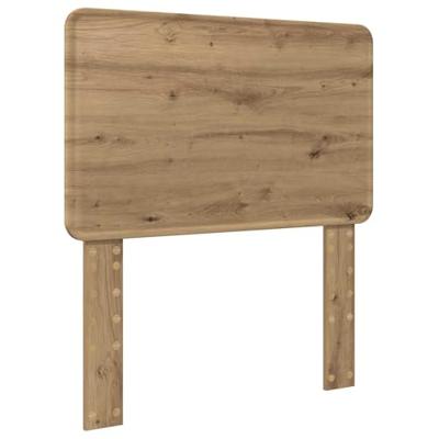 Bedframe met hoofdeinde Artisan Eiken 90 x 200 cm Bewerkt hout