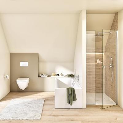 Villeroy & Boch Universal Showers Handdouche met drie waterstraalstanden Rond - chroom TVS10900300061 Villeroy & Boch Universal Showers Handdouche met drie waterstraalstanden Rond - chroom TVS10900300061