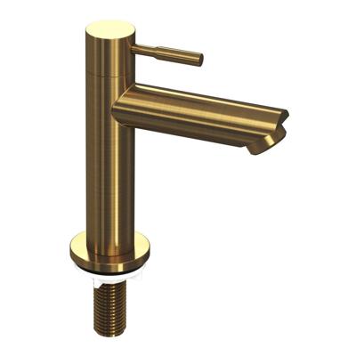 INK - Fonteinkraan Koudwater Staand Laag Model - Br. Goud Mat