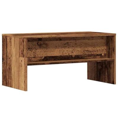 Tv-meubel 80x40x40 cm bewerkt hout oud houtkleurig