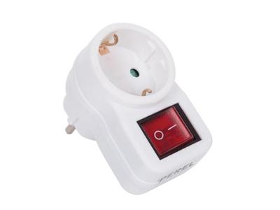 Stekkeradapter met schakelaar 1 stopcontact Velleman - Velleman Stekkeradapter met schakelaar 1 stopcontact Velleman - Velleman