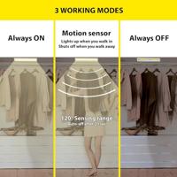 Draadloze Ledlamp met bewegingssensor en magneet - 5000K - thumbnail