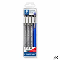 Set Viltstiften Staedtler Zwart (10 Stuks) - thumbnail