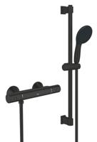 GROHE Precision Start Thermostatische douchemengkraan Mat Zwart - thumbnail