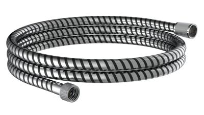 Schutte HOGAFLEX K-2 doucheslang | kunststof | chroom-zwart
 - 63861