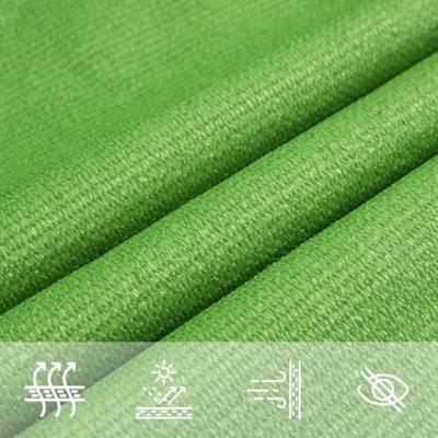 VidaXL Zonnezeil 160 g/m² 3x3 m hdpe lichtgroen