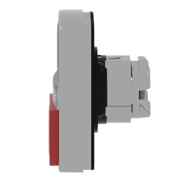 Schneider Electric ZB4BW7L3740 ZB4BW7L3740 Terugstelbaar (Ø) 22 mm Zonder markering Chroom 1 stuk(s)